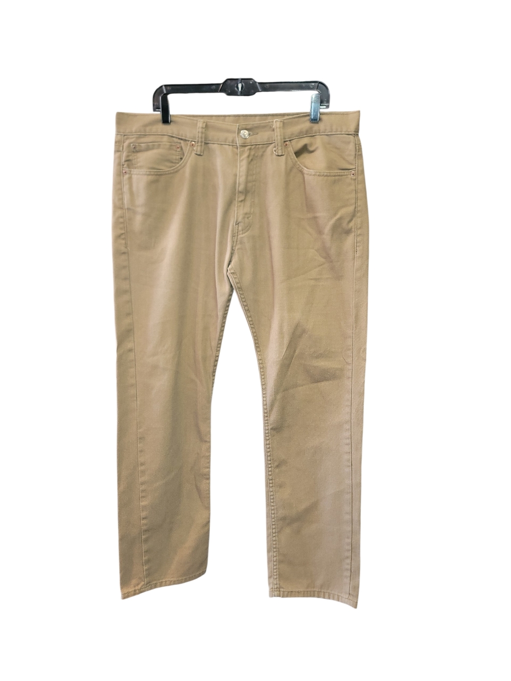Levi's Men's Straight Jeans in Khaki Tan
